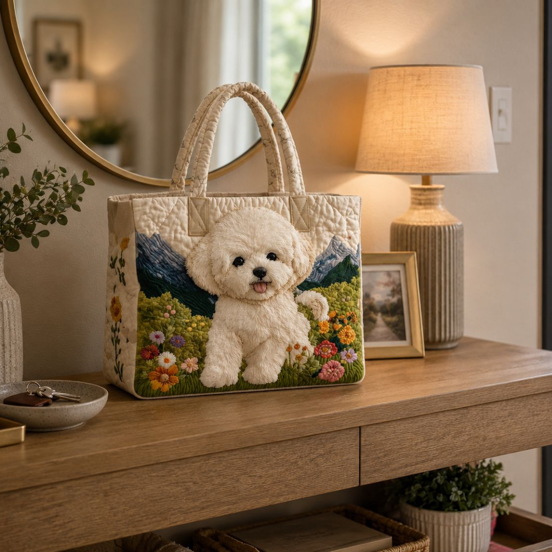 Bolsa Tote Acolchada - Perro Encantado