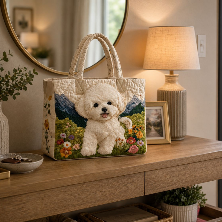 Bolsa Tote Acolchada - Perro Encantado