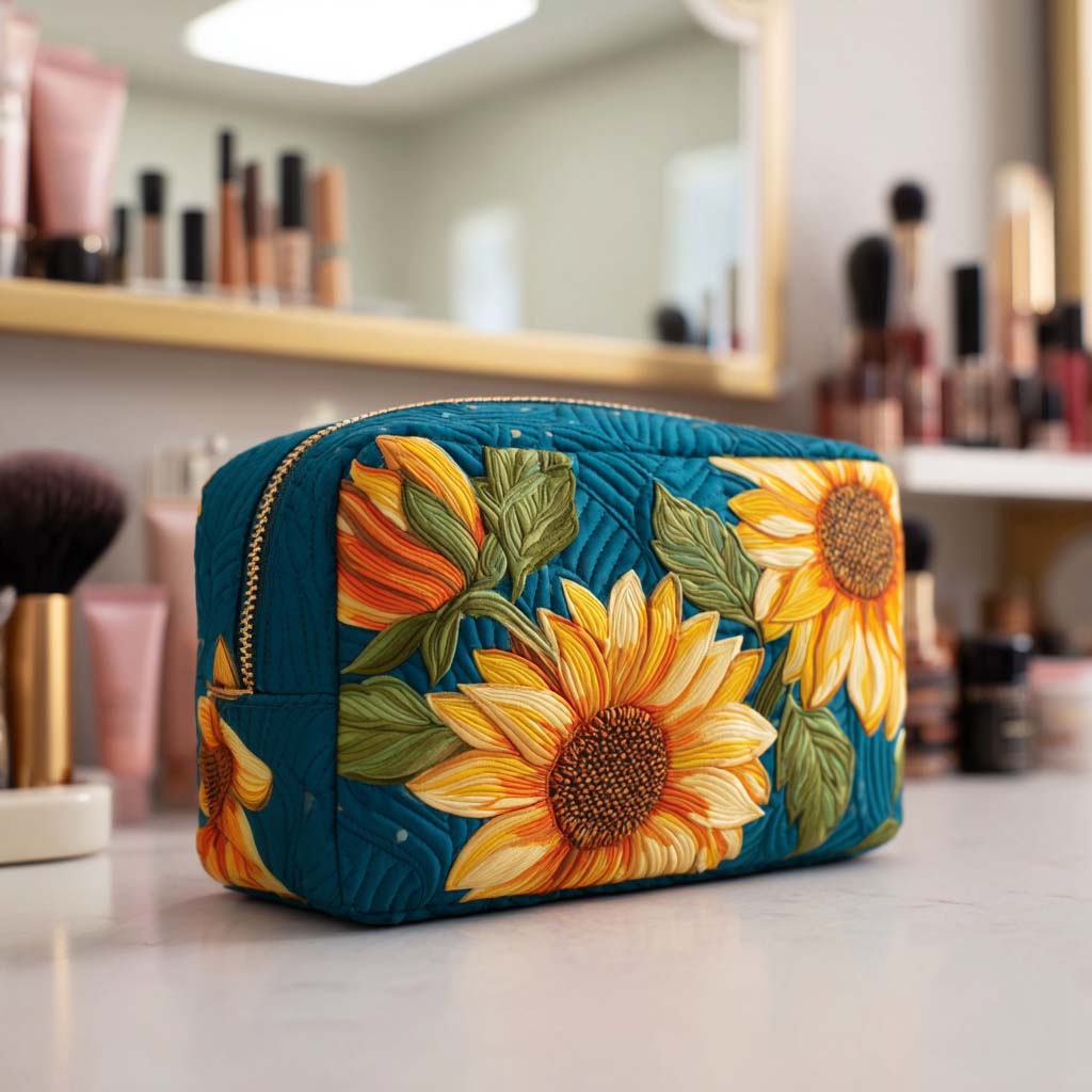 Bolsa de Maquillaje Acolchada Smile Bloom