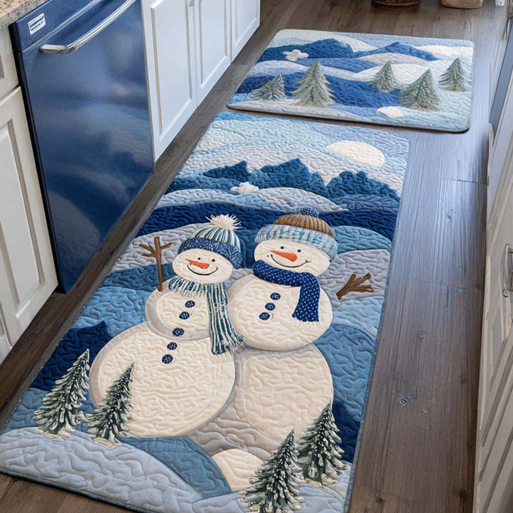 Alfombra de Cocina Divertida para Días de Nieve
