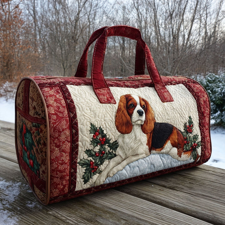 Bolsa de Viaje Acolchada Snowflake Spaniel