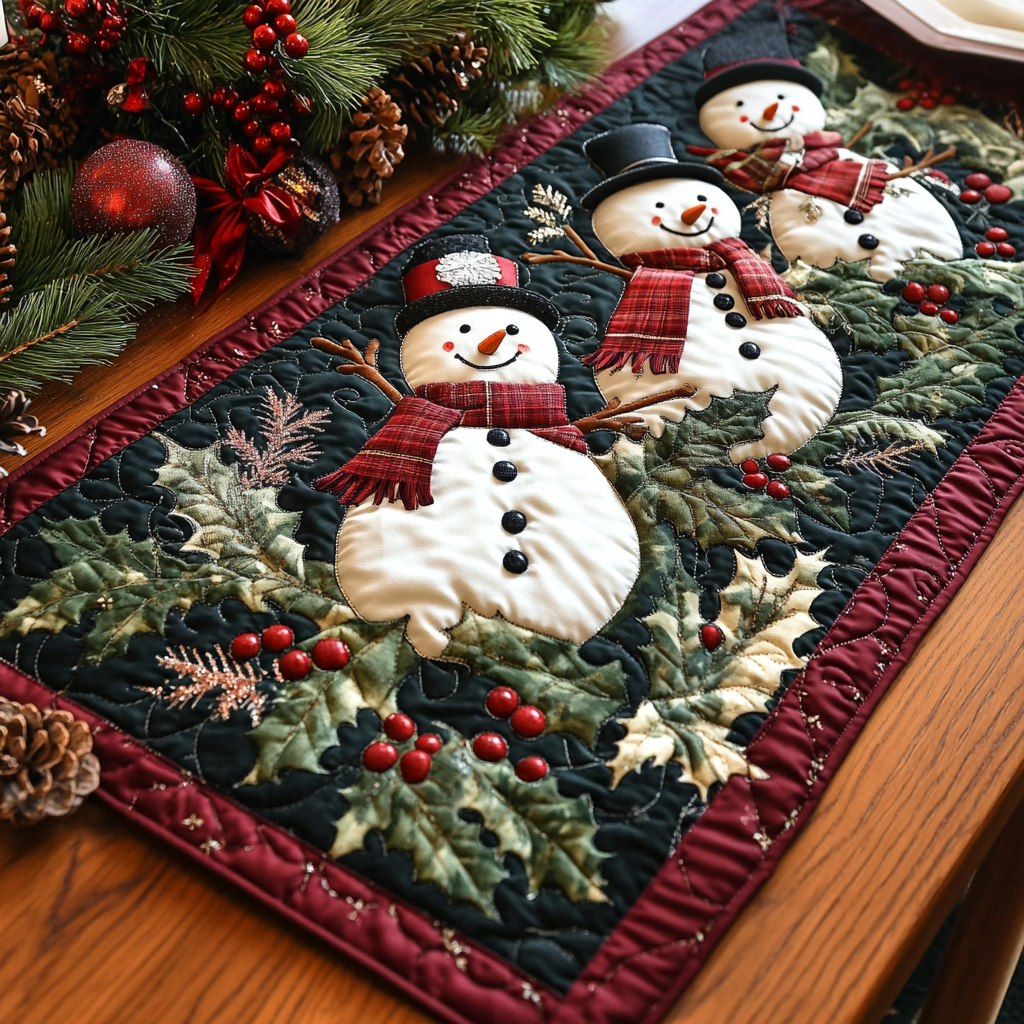 Caminito de Mesa Acolchado Sonrisas Nevadas
