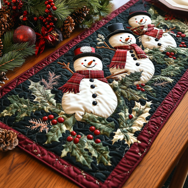 Caminito de Mesa Acolchado Sonrisas Nevadas