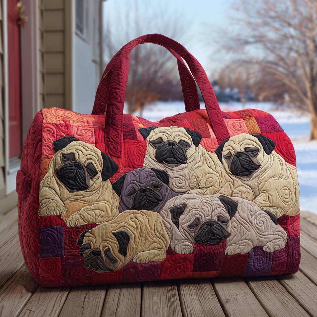 Bolsa de viaje acolchada Snuggle Pug
