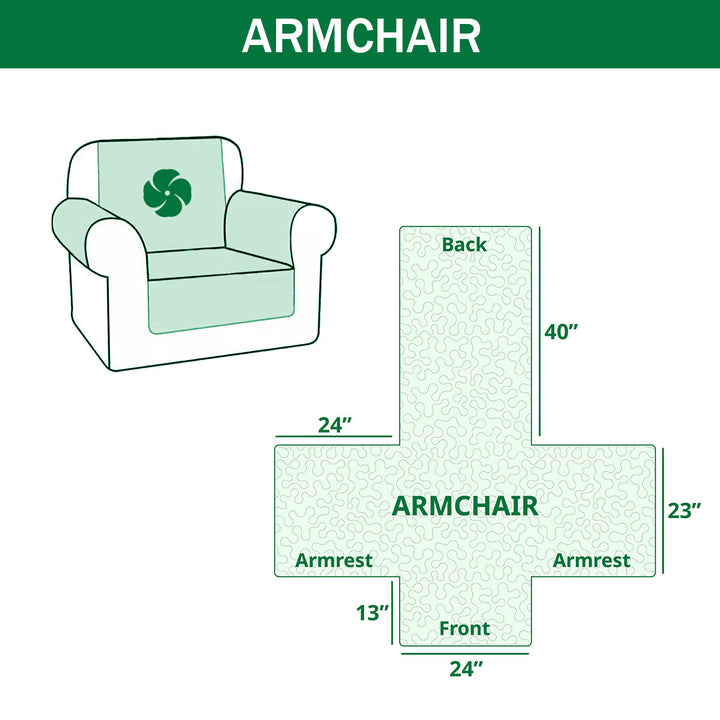 Funda de Sofá Acolchada Corazones Eternos