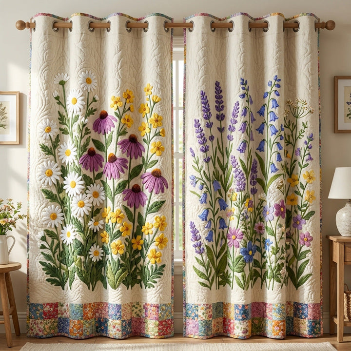 Cortinas Acolchadas Soft Blossom