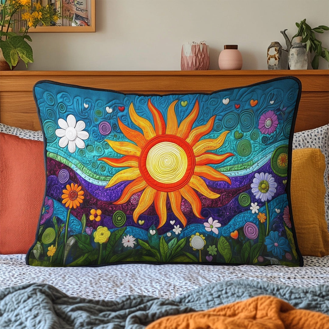 Funda de Almohada Acolchada Solar Reverie