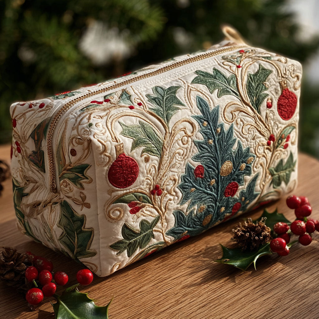 Bolsa de Maquillaje Acolchada con Brillos