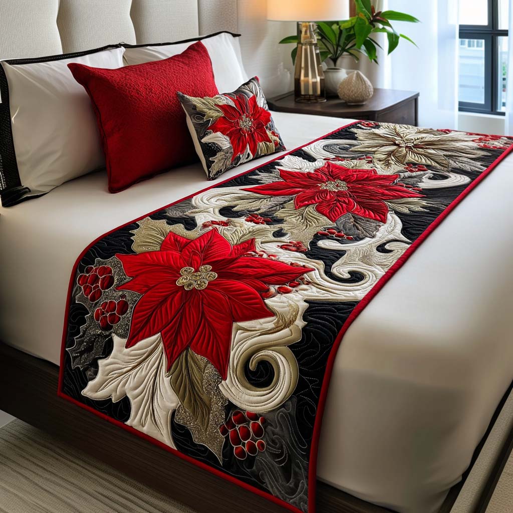 Caminito de Cama Acolchado Sparkle Noel