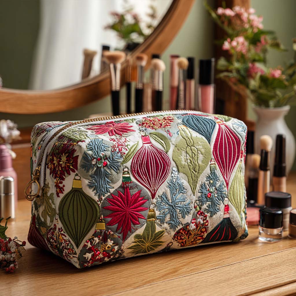 Bolsa de Maquillaje Acolchada Sparkle Ornament