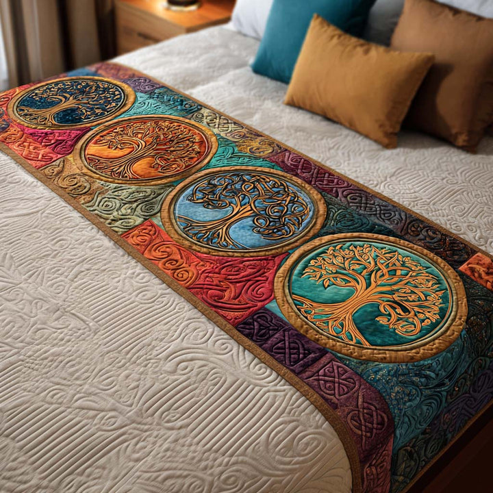 Cubre Cama Acolchado Ramas Espirituales