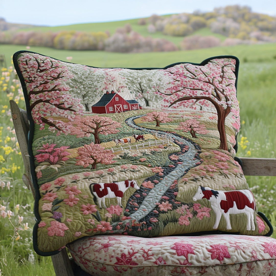 Funda de Almohada de Colcha Primavera Pradera
