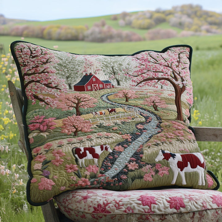 Funda de Almohada de Colcha Primavera Pradera