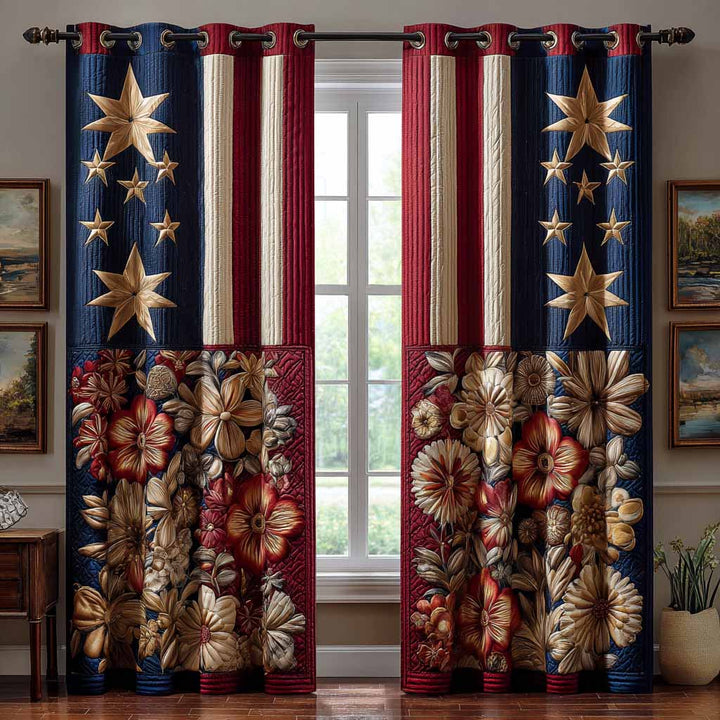 Cortinas Acolchadas con Estrella