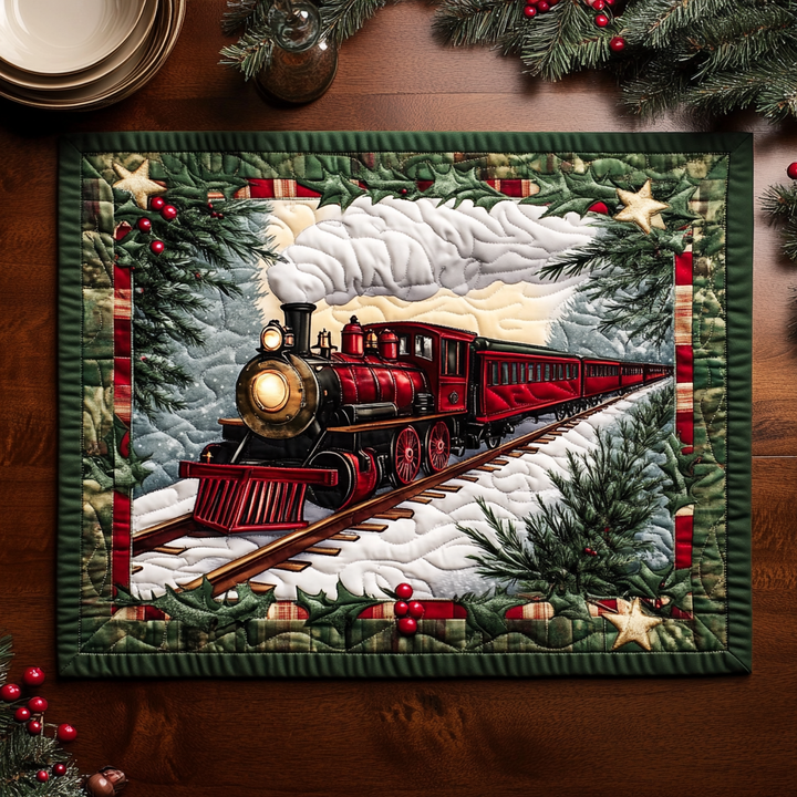 Mantelito Acolchado Starlight Rails