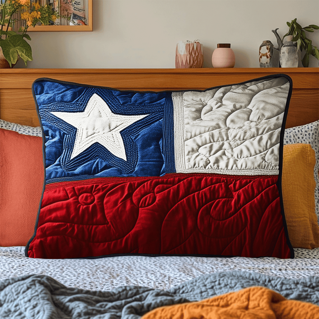 Funda de Almohada de Colcha Estrella de Texas