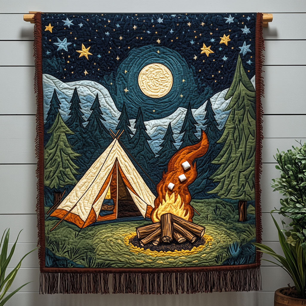 Manta Tejida Starry Forest Retreat