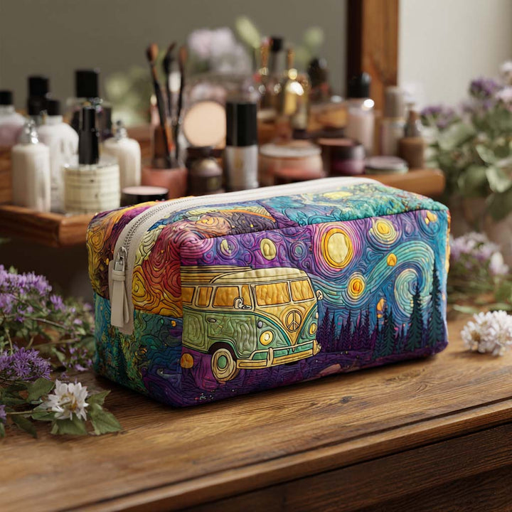 Bolsa de Maquillaje Acolchada Starry Ride Vibes