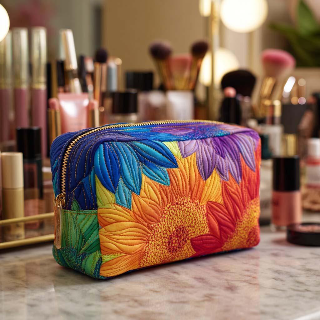 Bolsa de Maquillaje Acolchada Summer Bloom