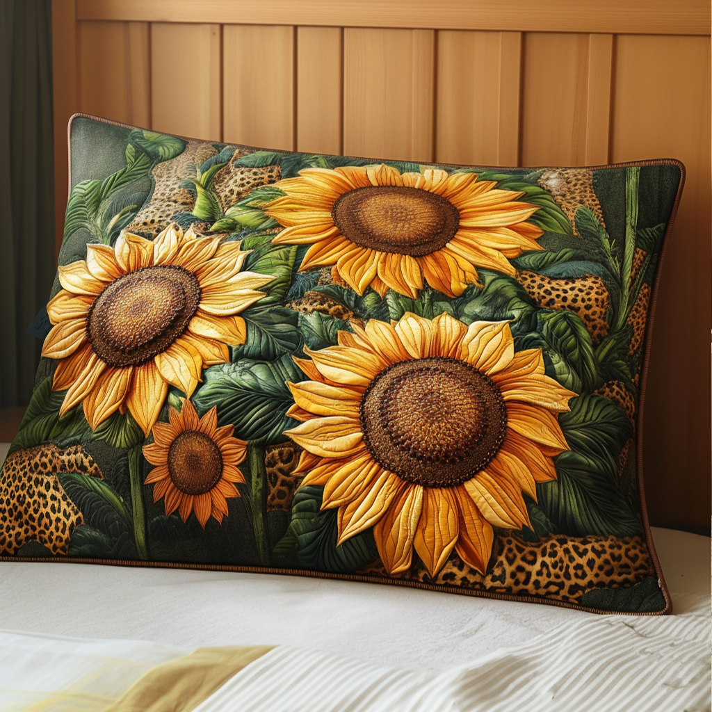 Funda de Almohada de Edredón Sueños de Girasol