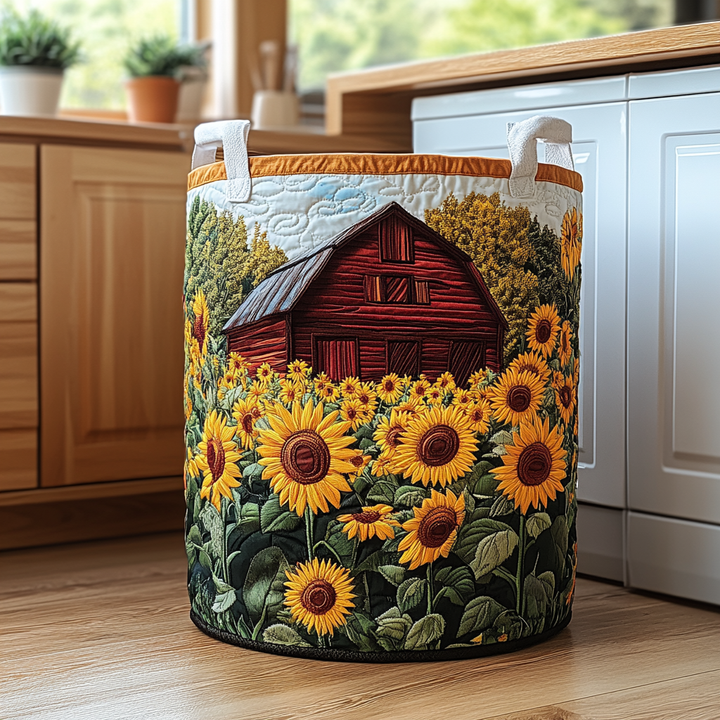 Cesta de Ropa Acolchada Sunflower Barn