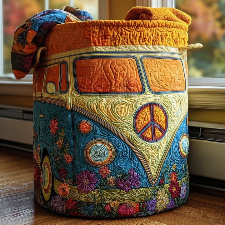 Cesta de Ropa Acolchada Van Hippie