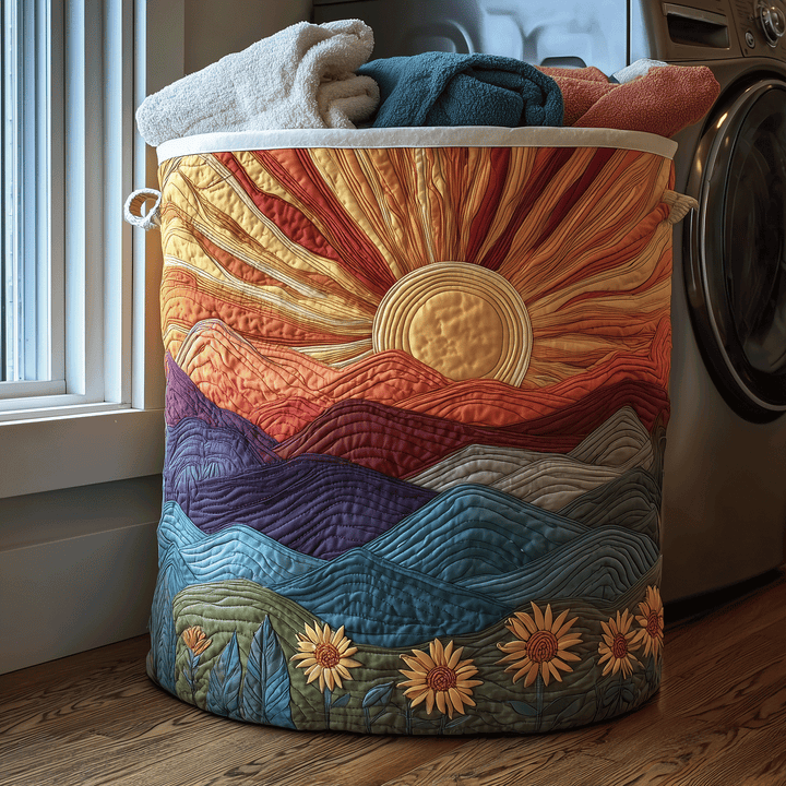 Cesta de Ropa Acolchada Sunrise Meadow