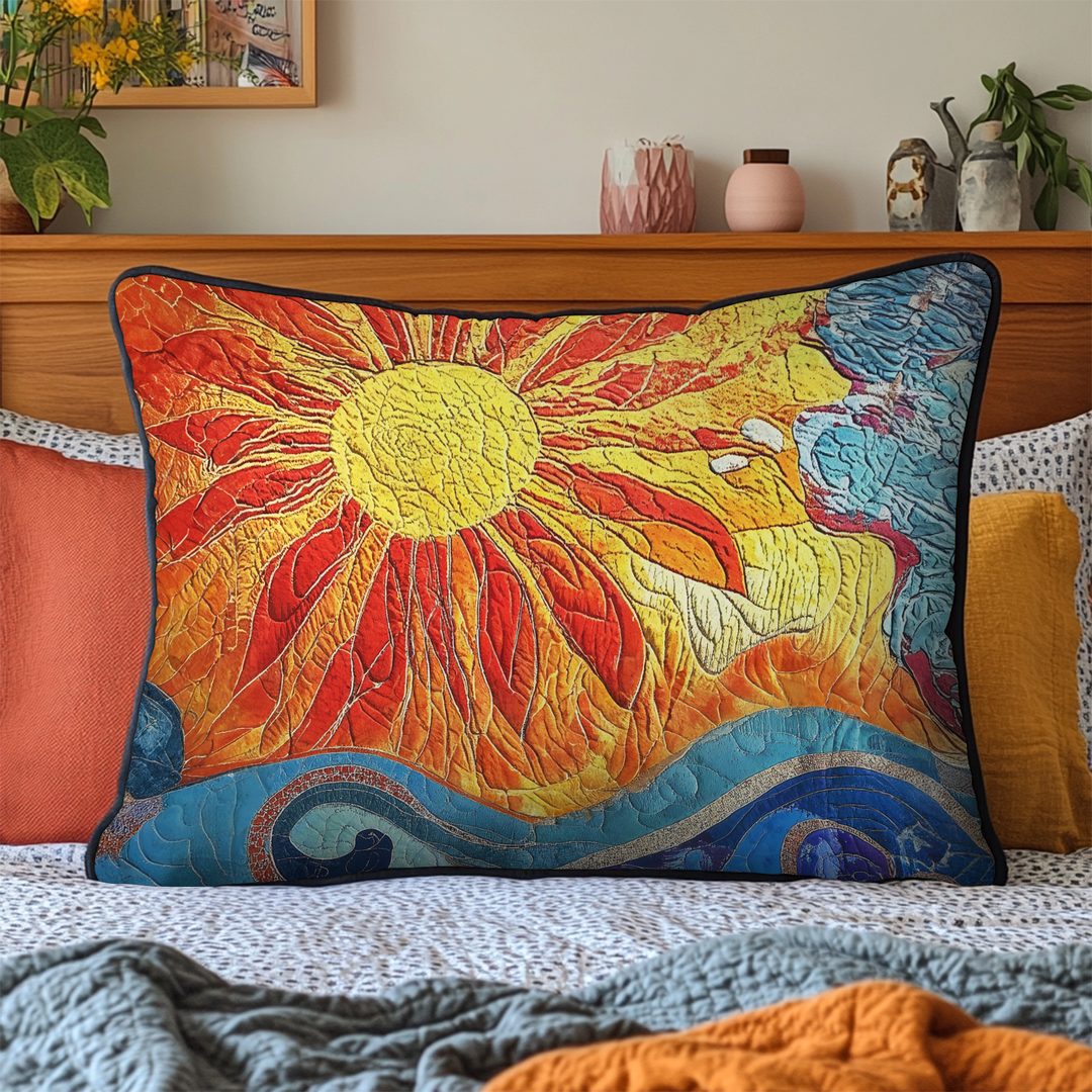 Funda de Almohada de Edredón Sunset Blossom