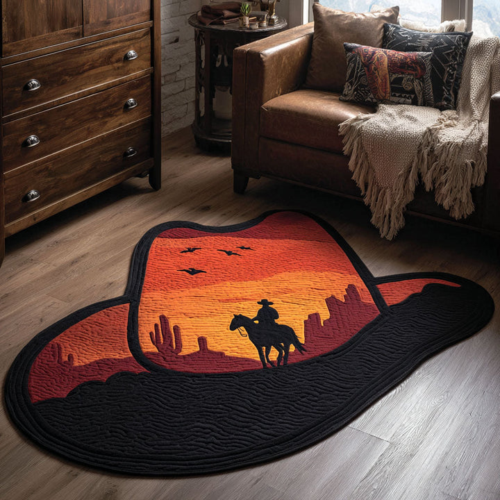Alfombra de Área de Forma Personalizada Sunset Rider