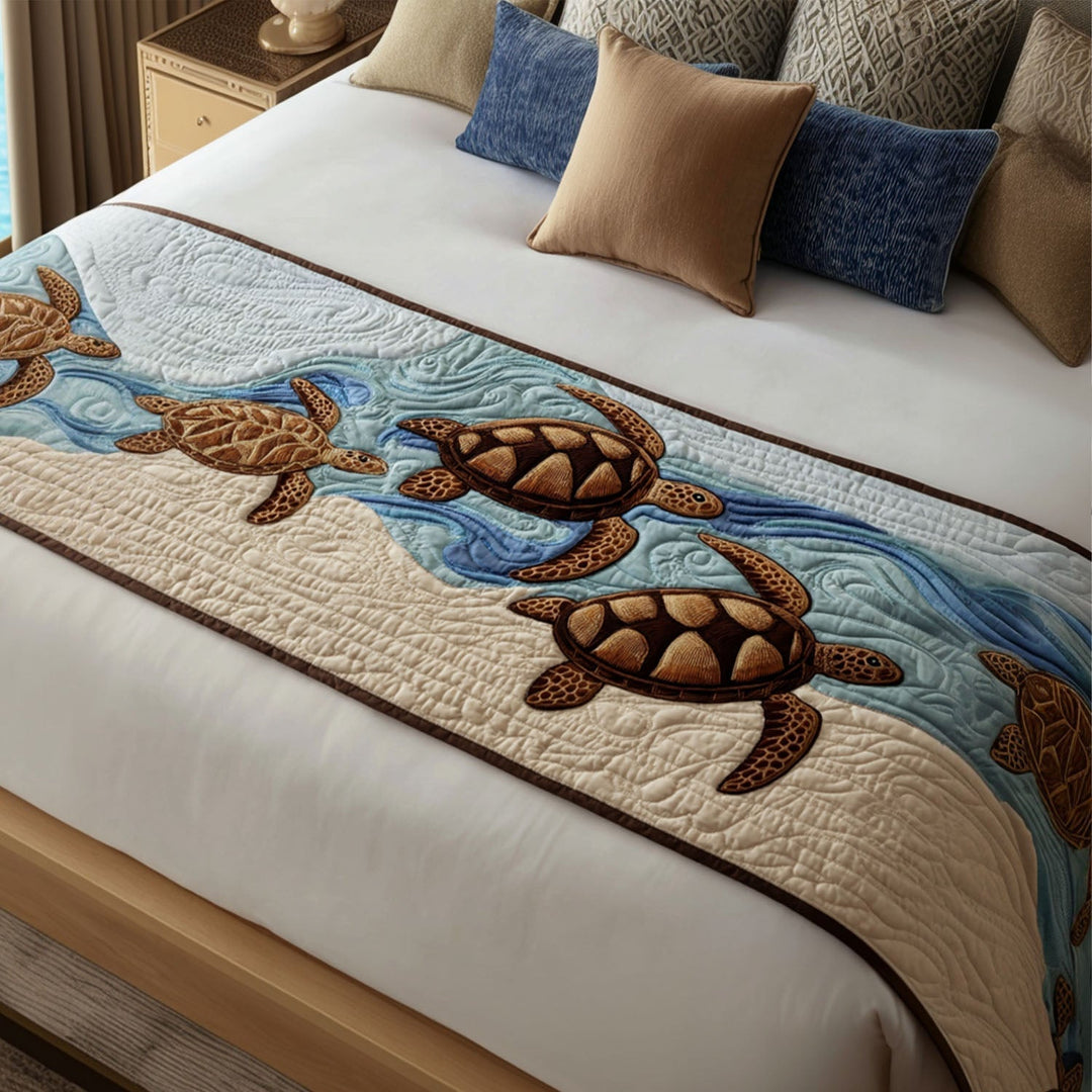 Caminito de Cama Acolchado Swimmy Shell