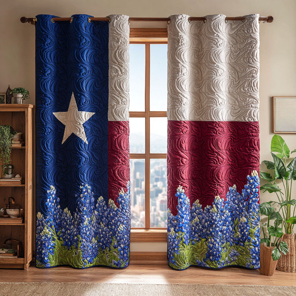 Cortinas Acolchadas Texas Bloom