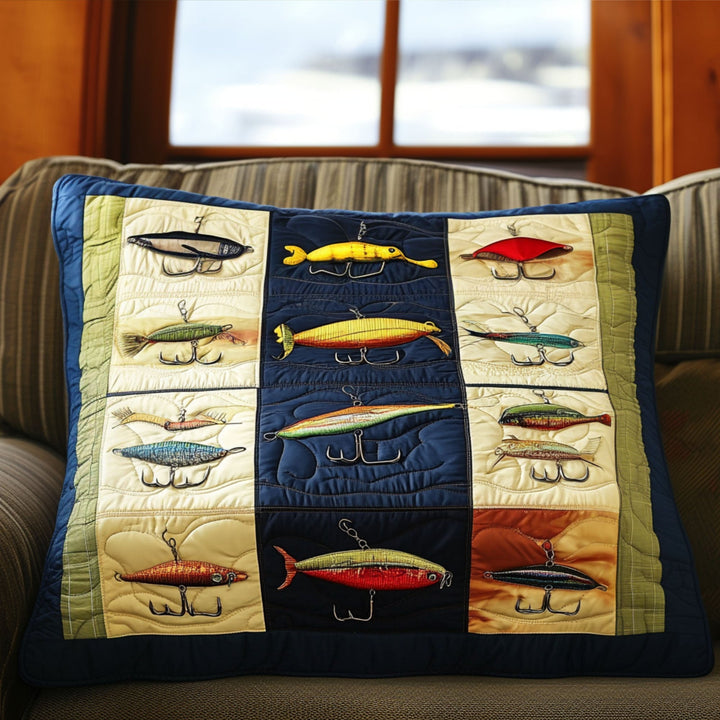 Funda de Almohada Acolchada de Aventura de Pesca