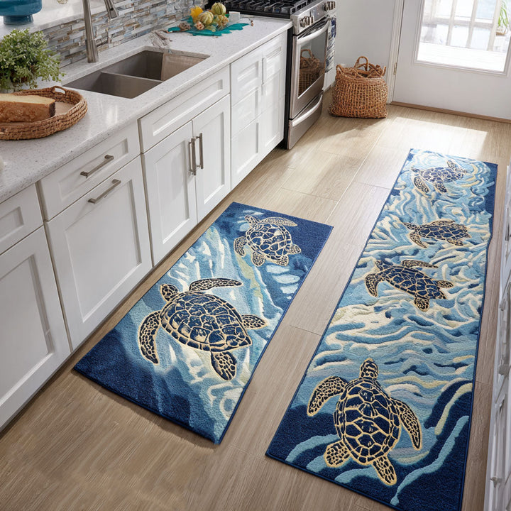 Alfombra de Cocina Tiny Turtle Joy