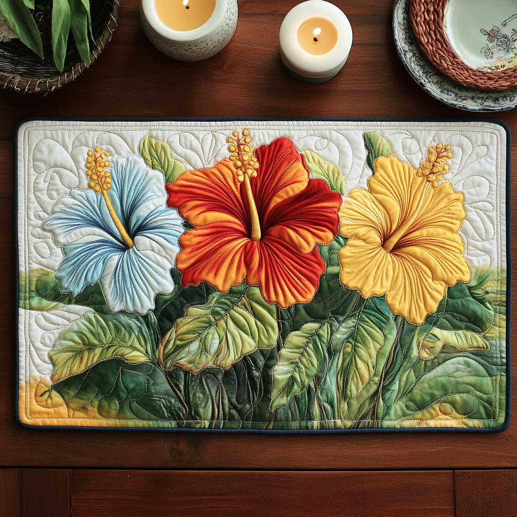 Mantel Individual Acolchado Tropic Touch