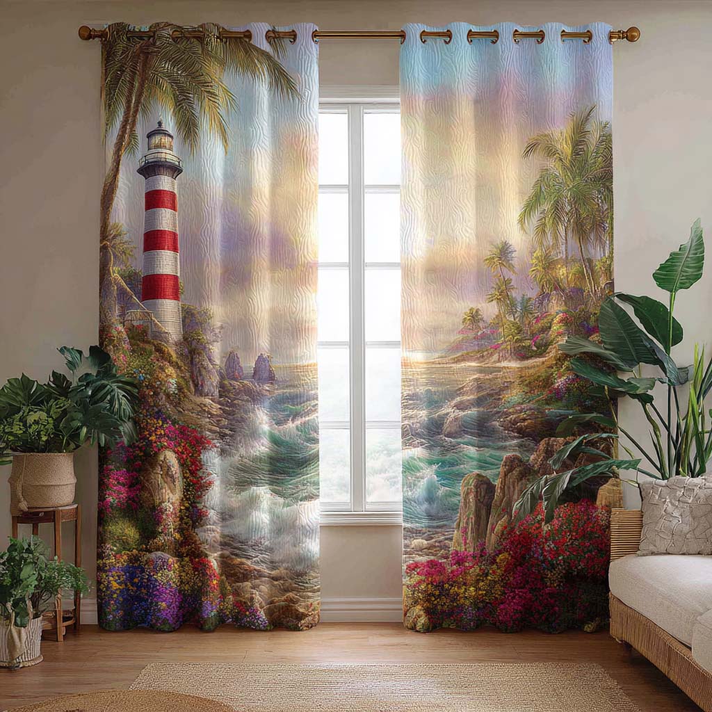 Cortinas Acolchadas Faro Tropical