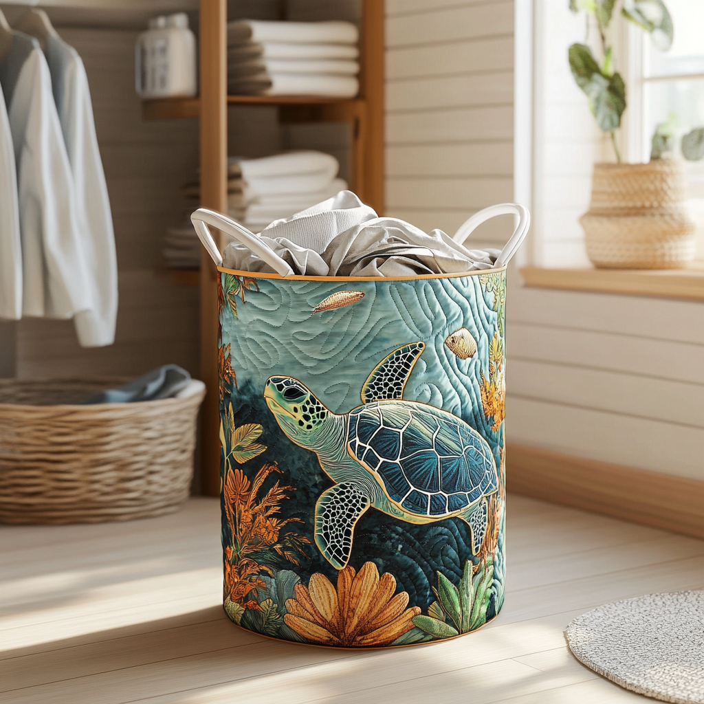 Cesta de Ropa Acolchada Turtle Bay