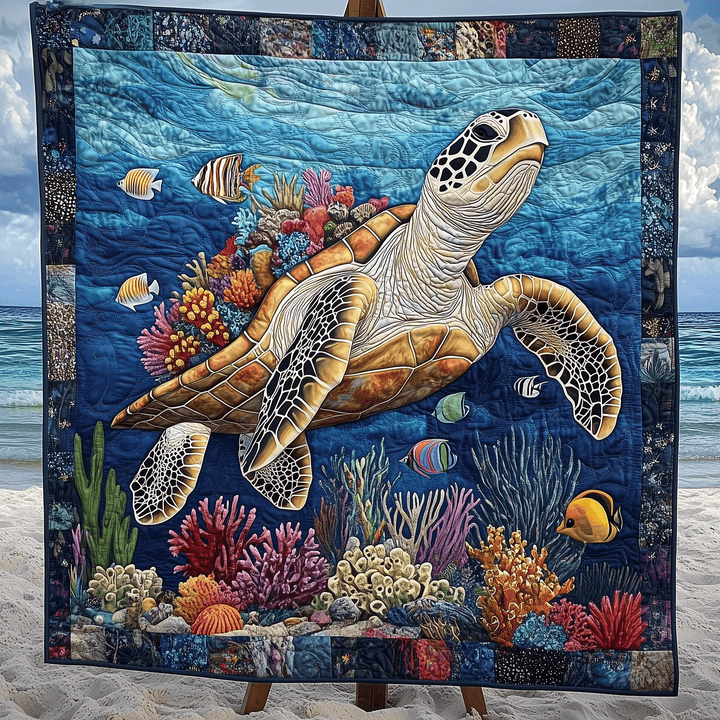 Manta Acolchada de Tortuga