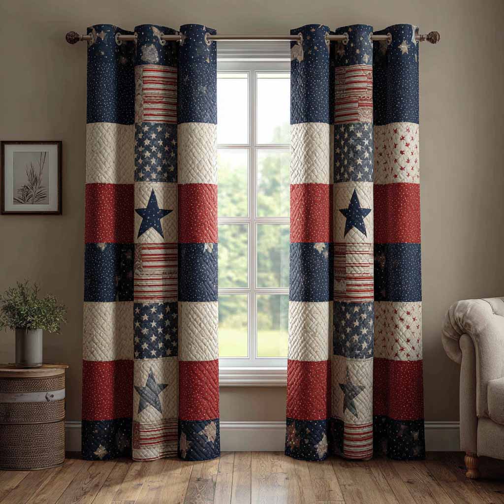 Cortinas Acolchadas Union Blocks