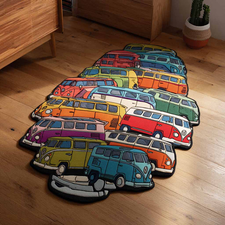 Alfombra de Área de Forma Personalizada Van Parade