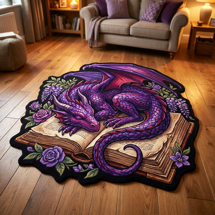 Alfombra de Área Personalizada Forma Violeta