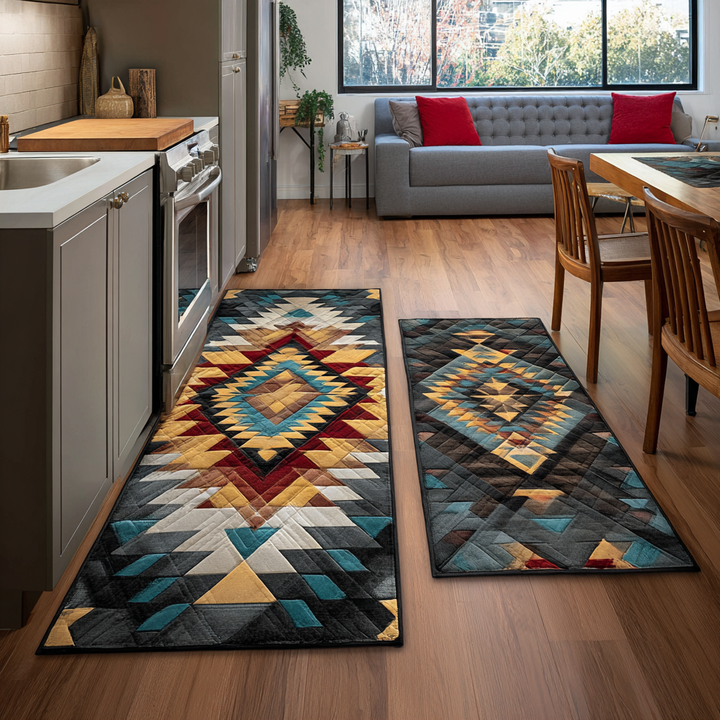 Alfombra de Área de Cocina Calida Horizonte