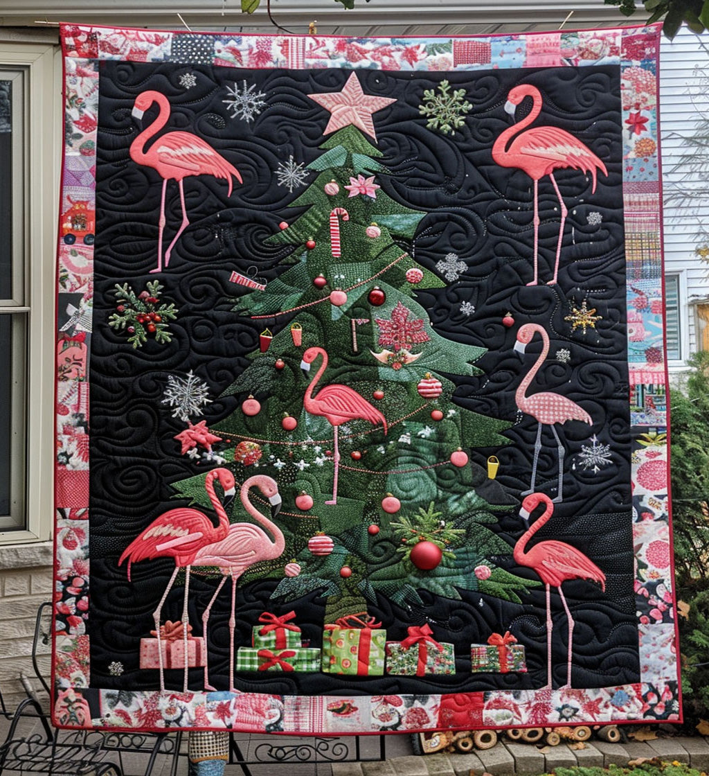 Manta Acolchada de Árbol de Navidad Caprichoso