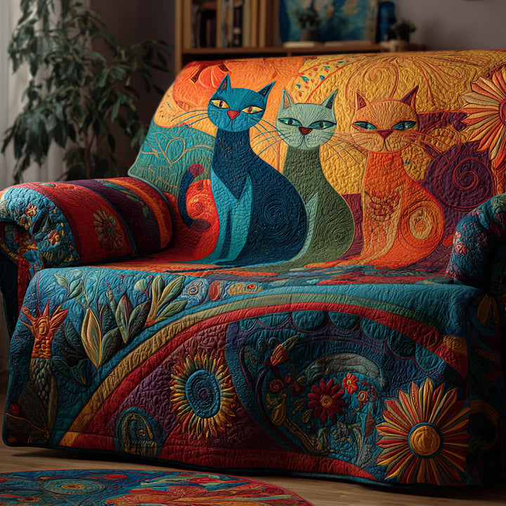 Cubierta de Sofá Acolchada Whimsy Trio