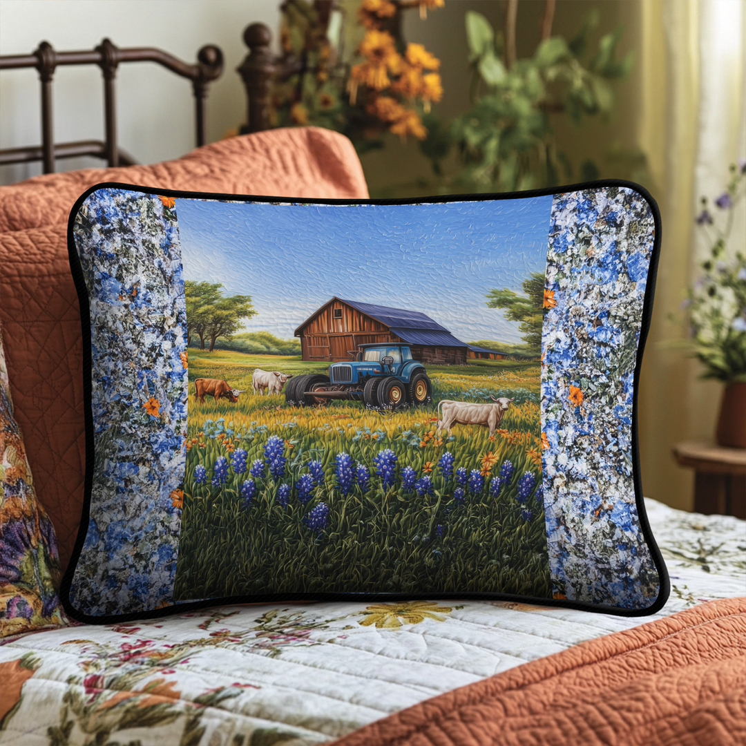 Funda de Almohada de Edredón Wild Bluebonnet