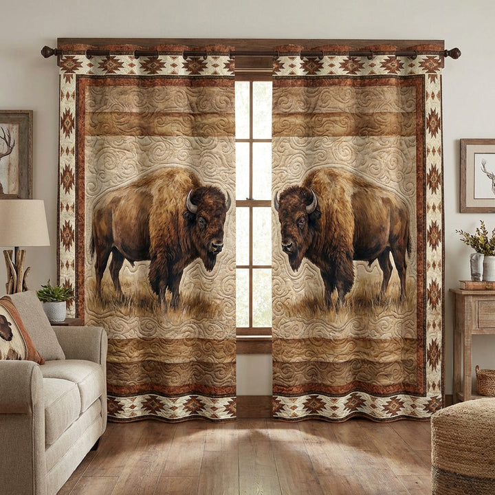 Cortinas Acolchadas de Pradera Silvestre
