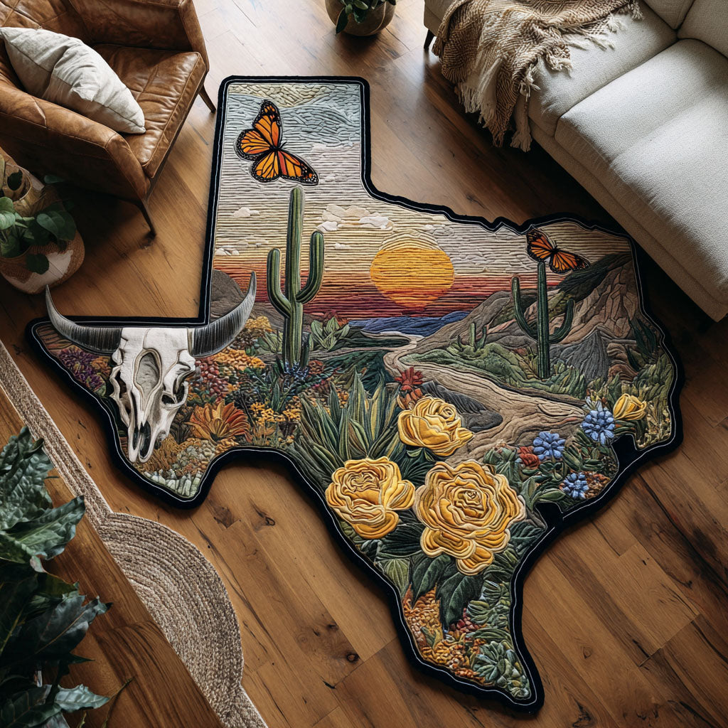 Alfombra de Área de Forma Personalizada Wild Texas