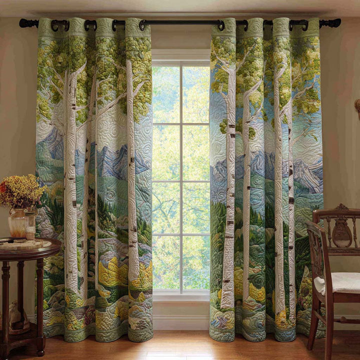 Cortinas Acolchadas de Abedul Silvestre