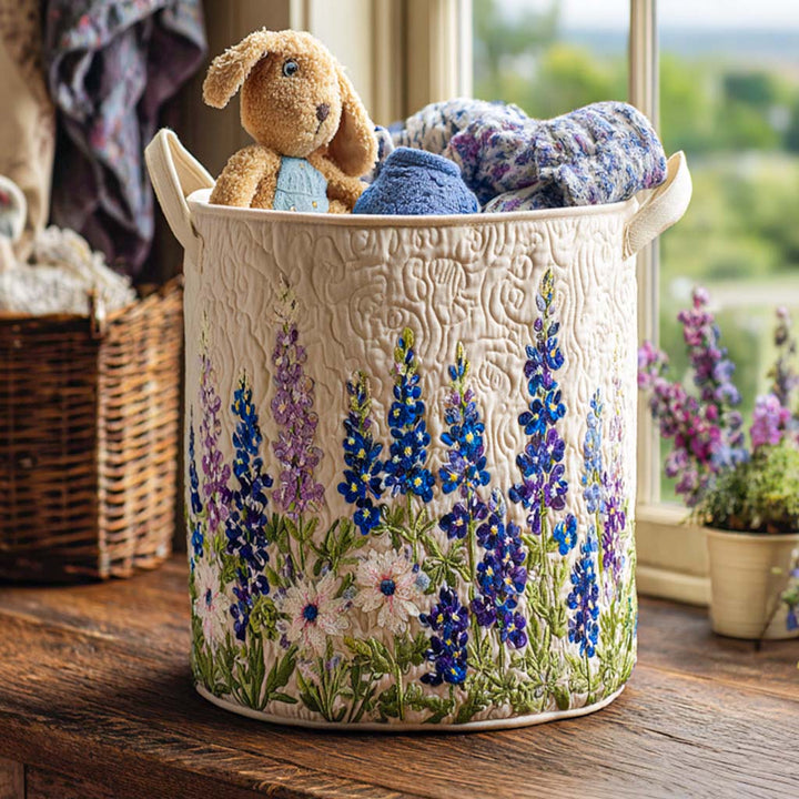 Cesta de Ropa Acolchada Bluebonnet