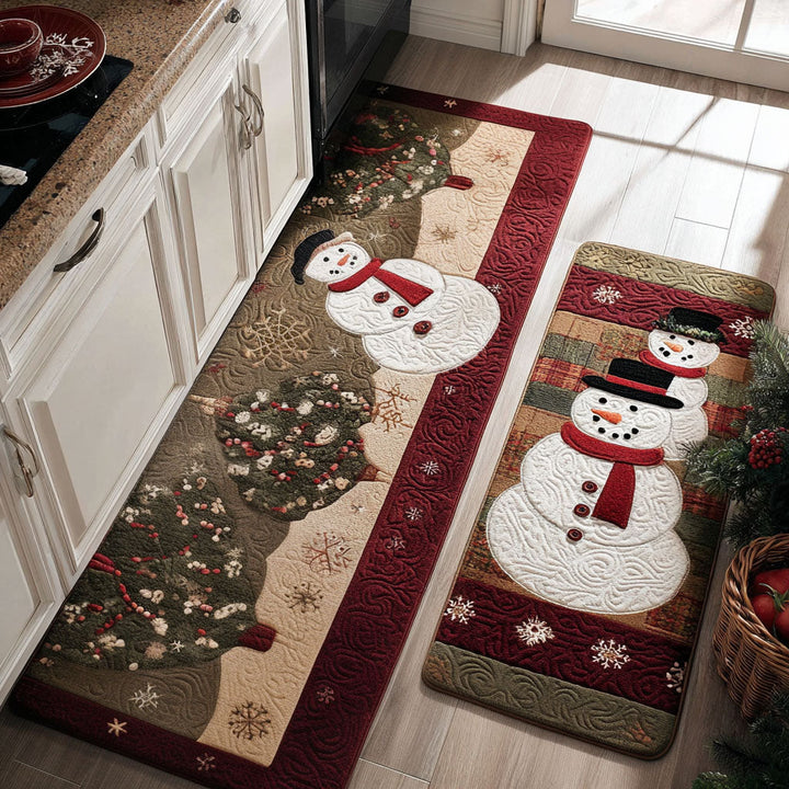 Alfombra de Cocina Invierno Sonriente