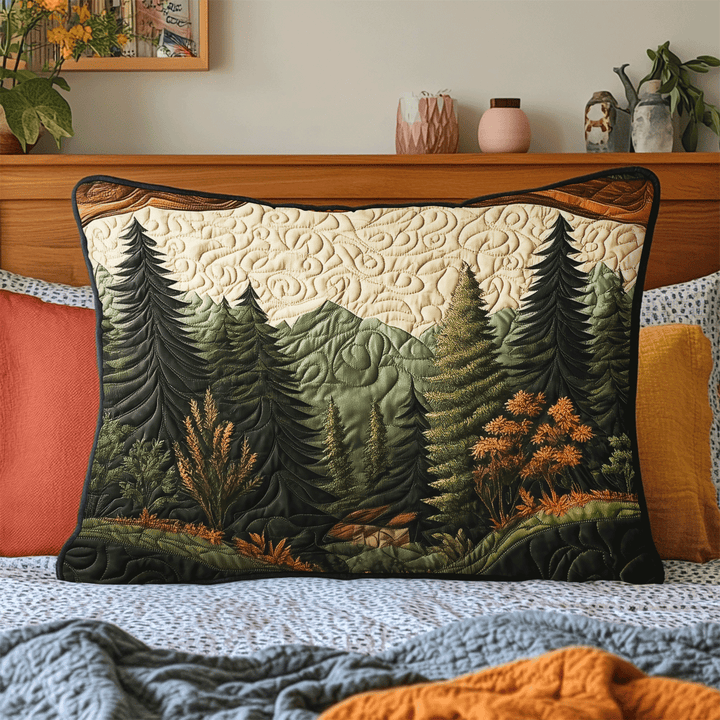 Funda de Almohada Acolchada Woodland Wanderlust